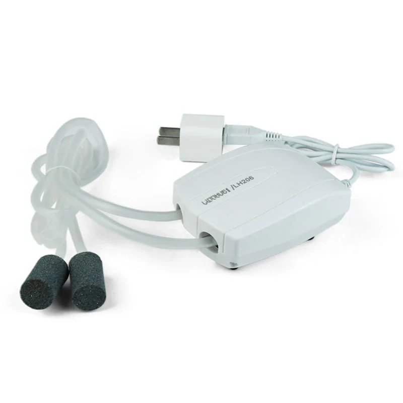 Mini Aquarium Air Pump Compressor – Single & Double Outlet Fish Tank