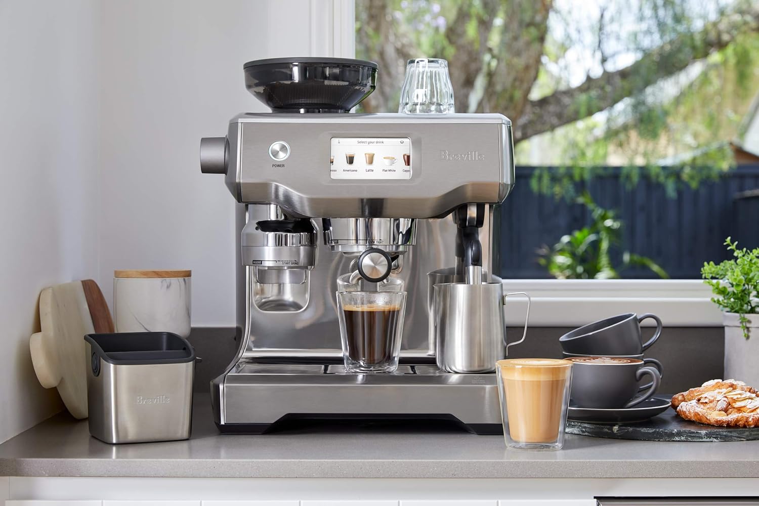 BREVILLE Barista Touch Espresso Machine BES880BSS - Steel