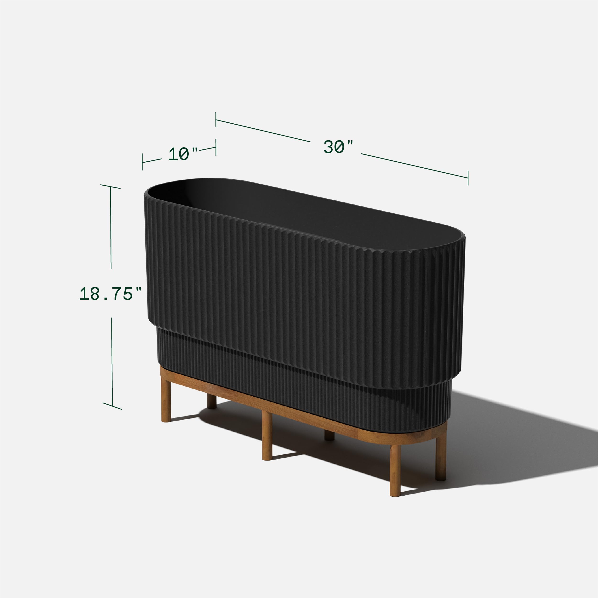 VERADEK Demi Series Raised Long Planter for Indoor/Outdoor Use