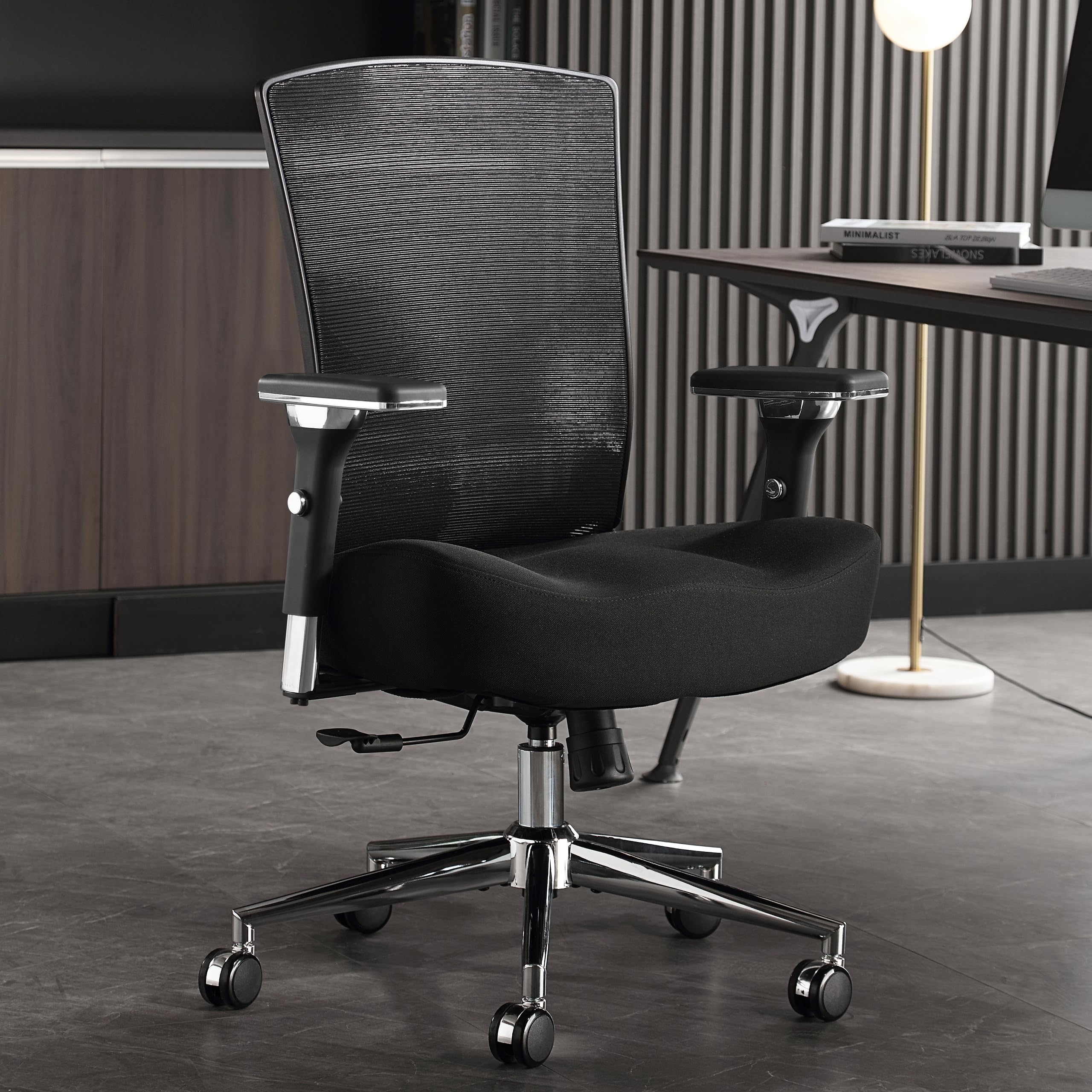 Blue Whale Office Chair 500lbs, Ergonomic Oversize Mesh Desk Chair
