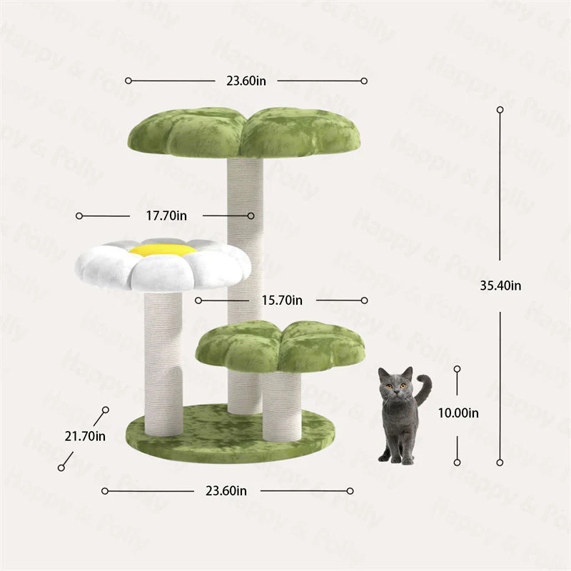 Four Leaf Clover Cat Tree