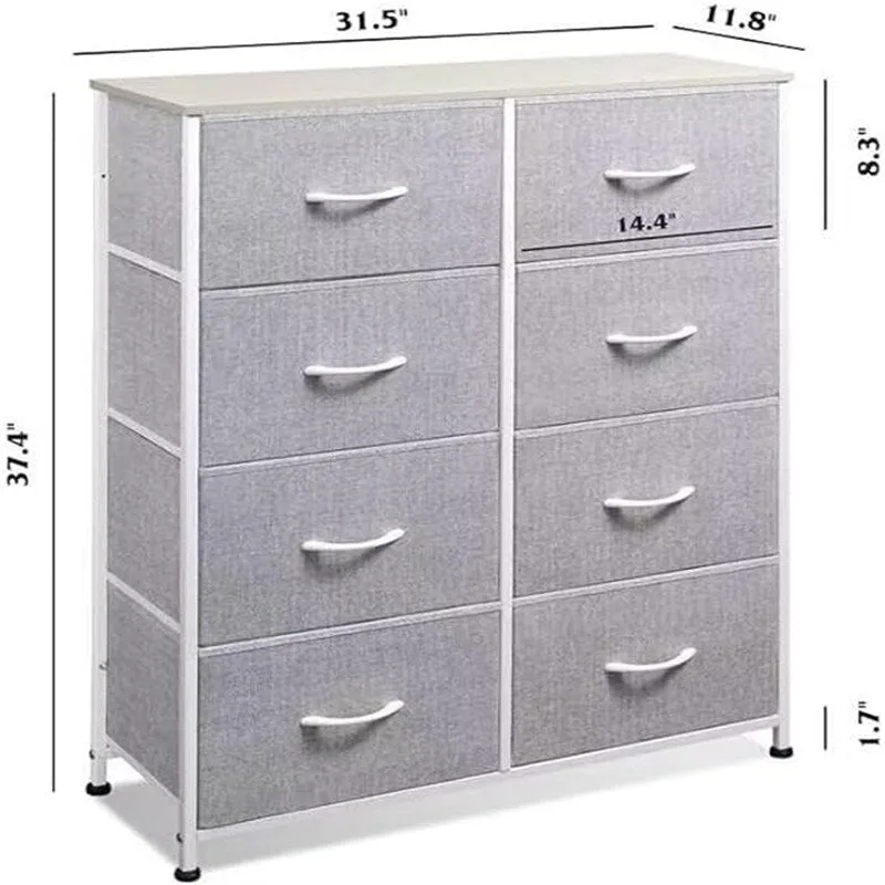 Bedroom Fabric Storage Dresser