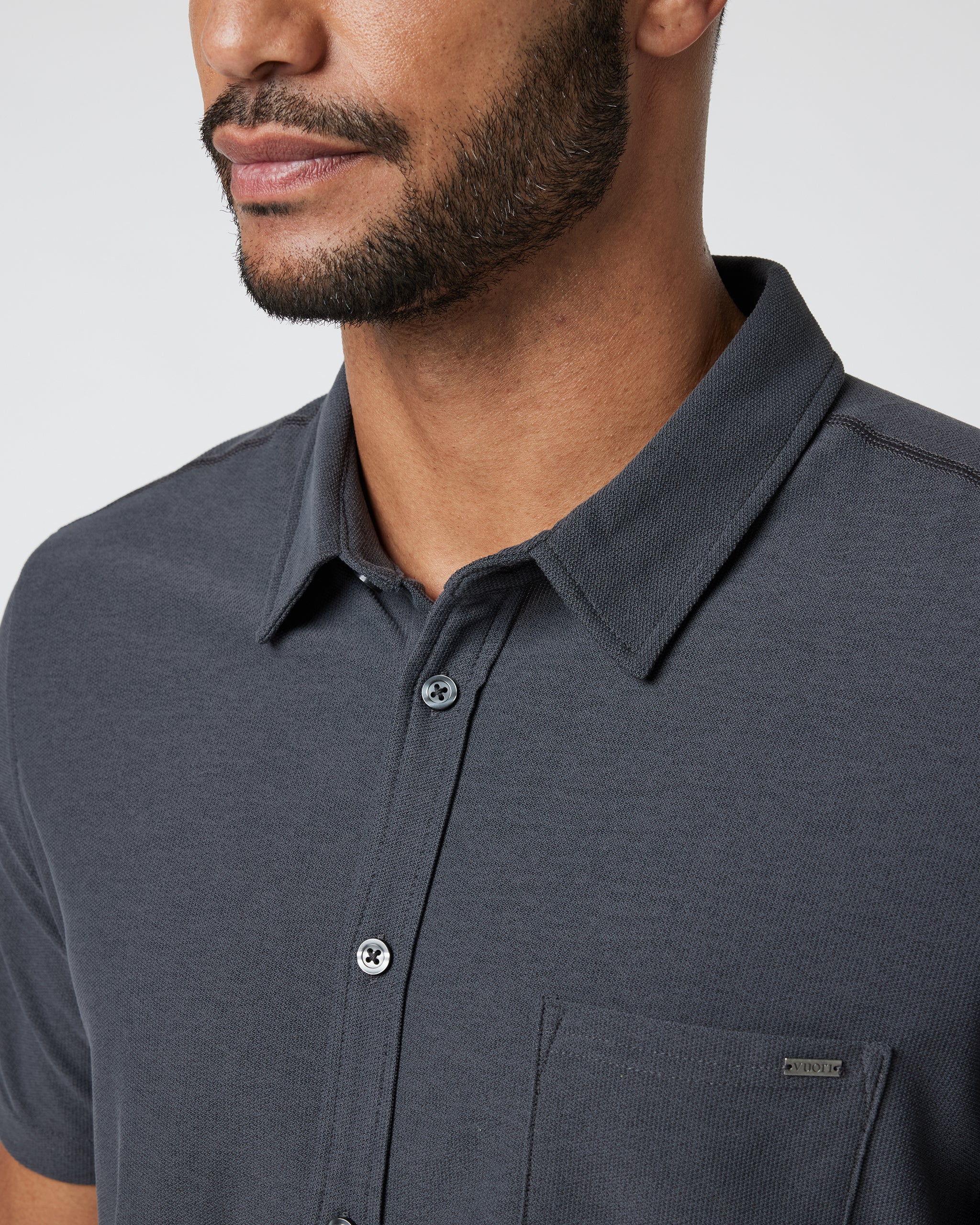 Short Sleeve Ace Button Down - Vuori Warehouse Sale​