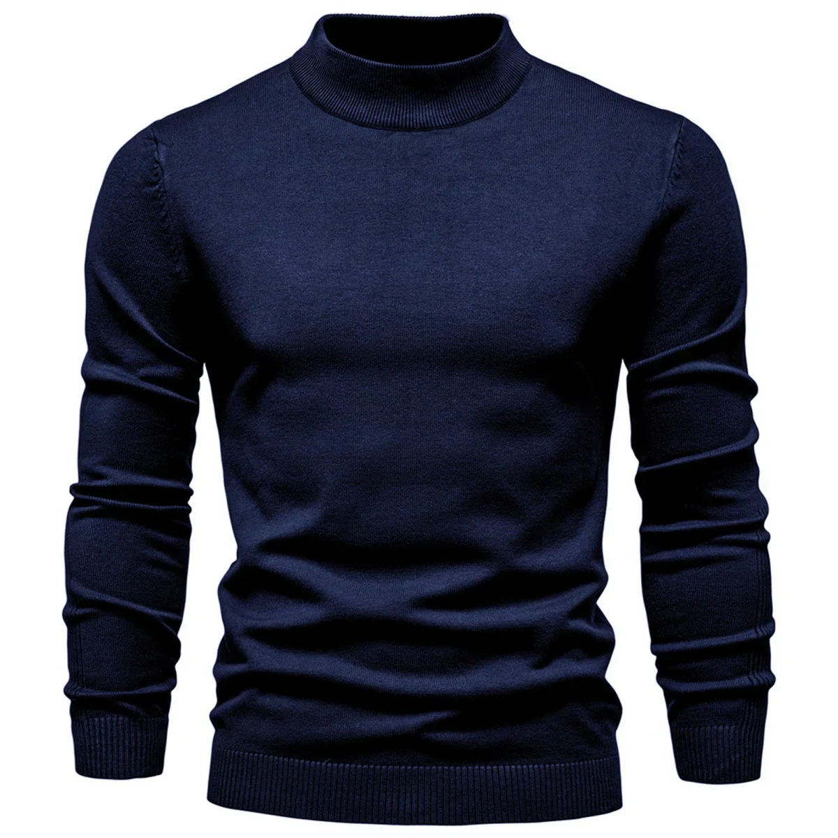 Men's Mockneck Pullover Sweater
