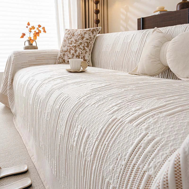 Textured Cooling Breathable Heat-Absorbing Multi-Functional Blanket Couch Cover