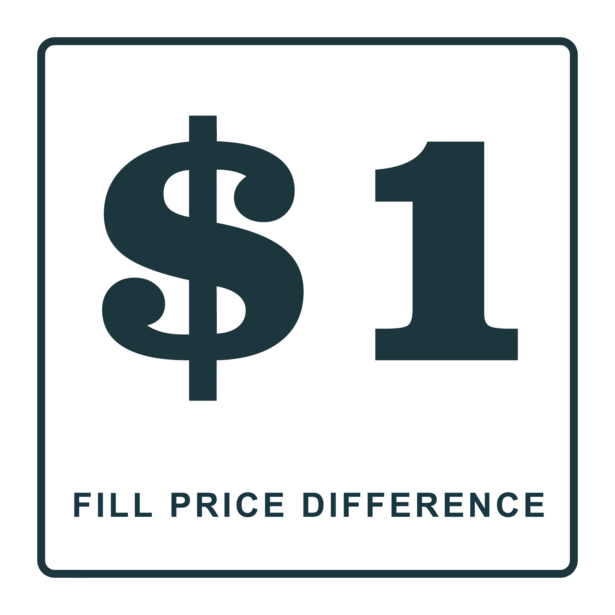 Fill Price Difference