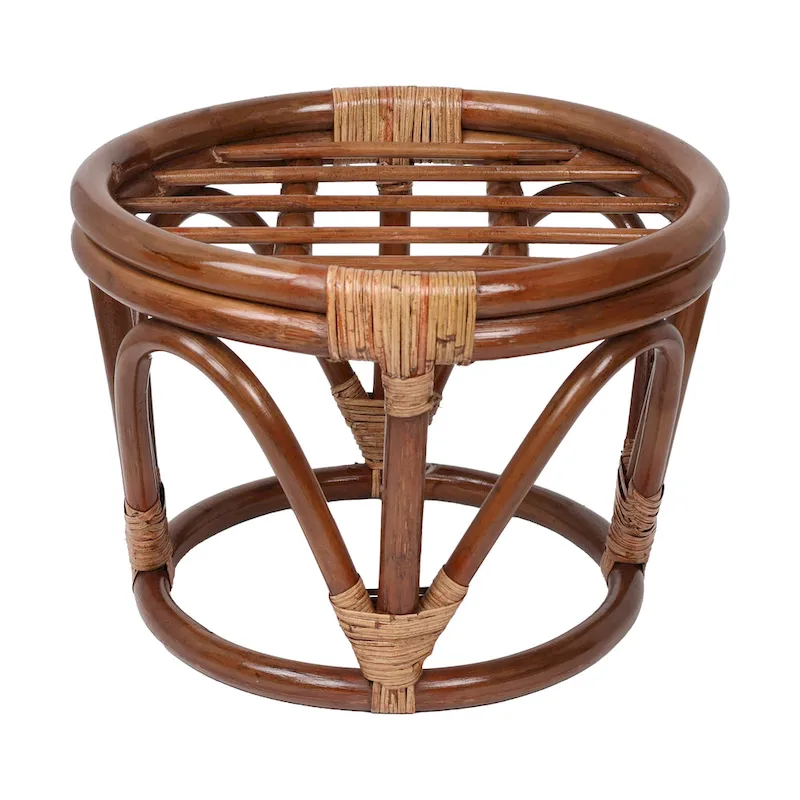Bali 18-Inch Footstool Frame (Cushion Sold Separately)