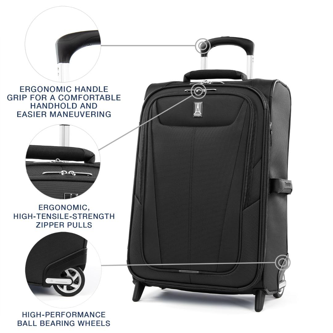 TRAVELPRO Maxlite 5 21-Inch Softside Expandable Carry-on Luggage