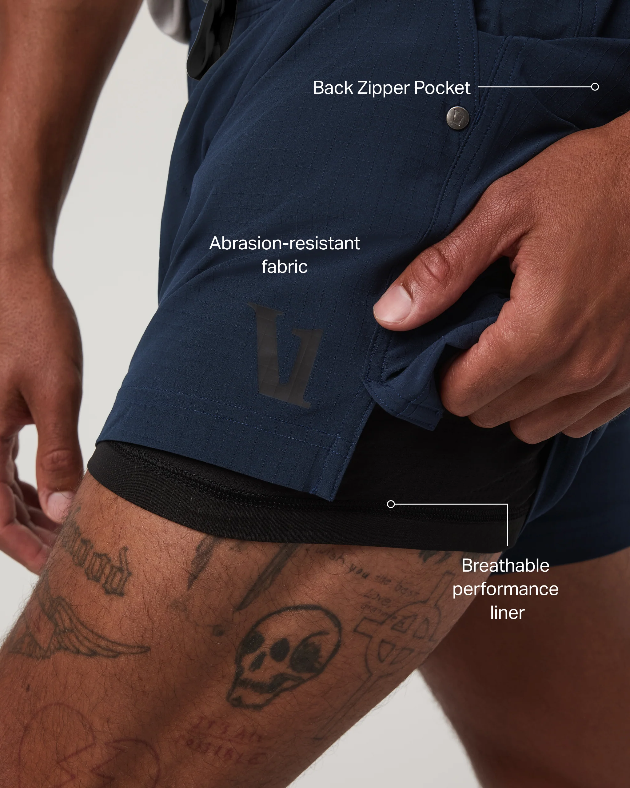 Vuori HardKore Short Lined 5\