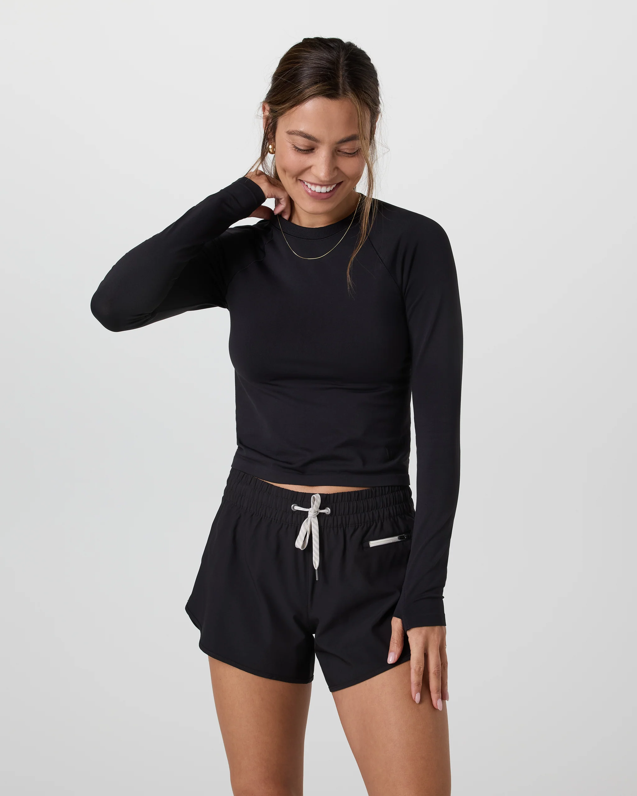 Long Sleeve Seamless Surge Tee - Vuori Warehouse Sale​