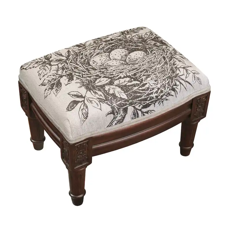 Nest-Inspired Footstool