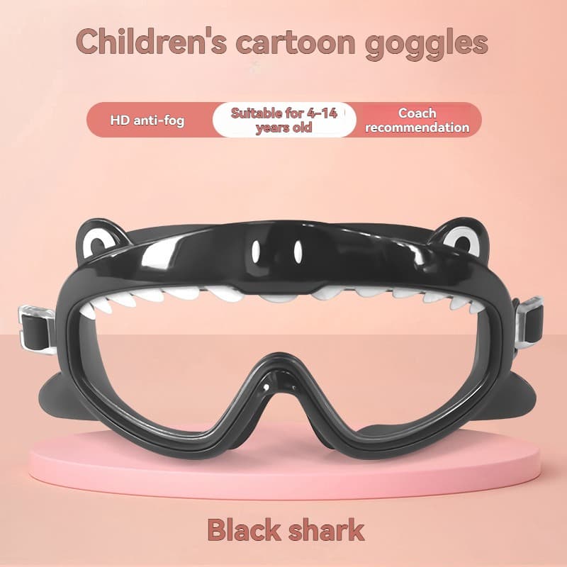 Cartoon Animal Kids Goggle - HD Anti-Fog Large-Frame Diving Gear