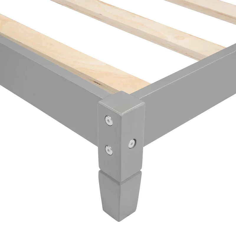 Gray Wooden Twin Daybed