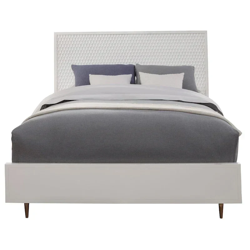 Alpine Origins White Pearl Panel Bed