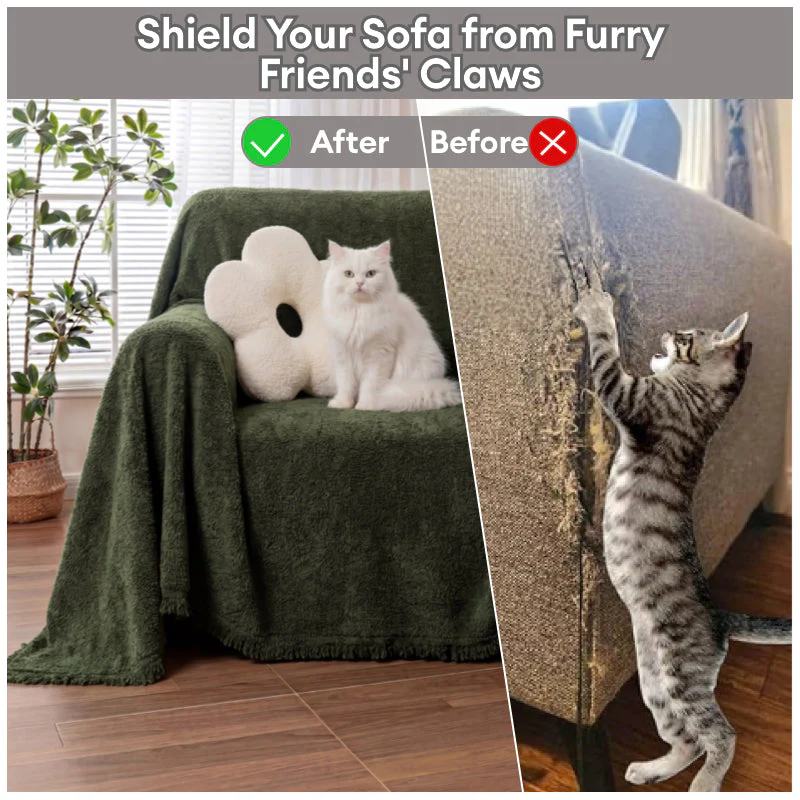 Soft Plush Water-resistant Multi-Purpose Furniture Protection Armchair Cover