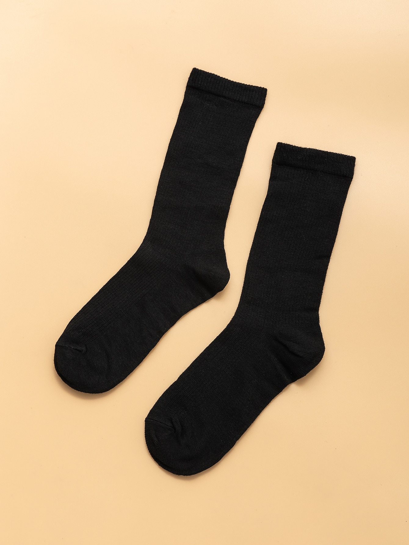 Solid Crew Socks