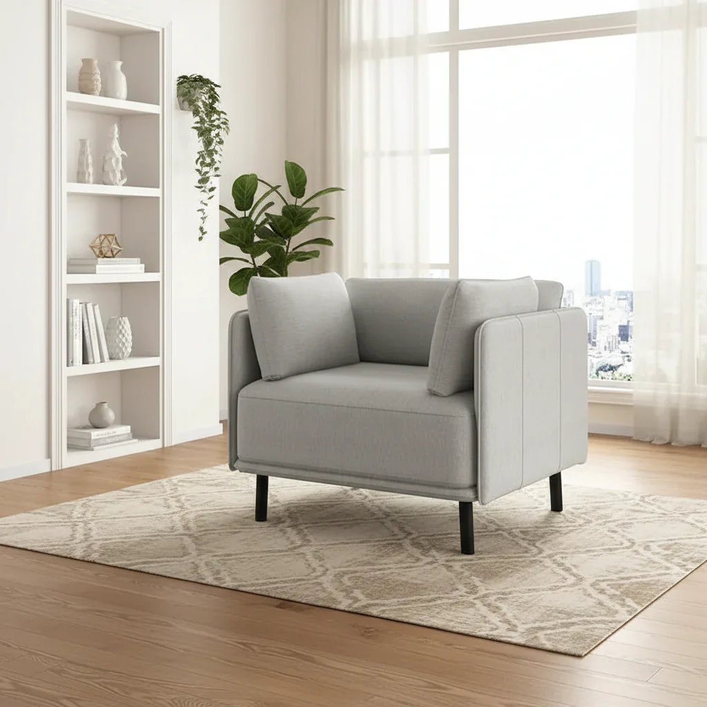 Christopher Knight Home Daphne Faux Leather Lounge Chair