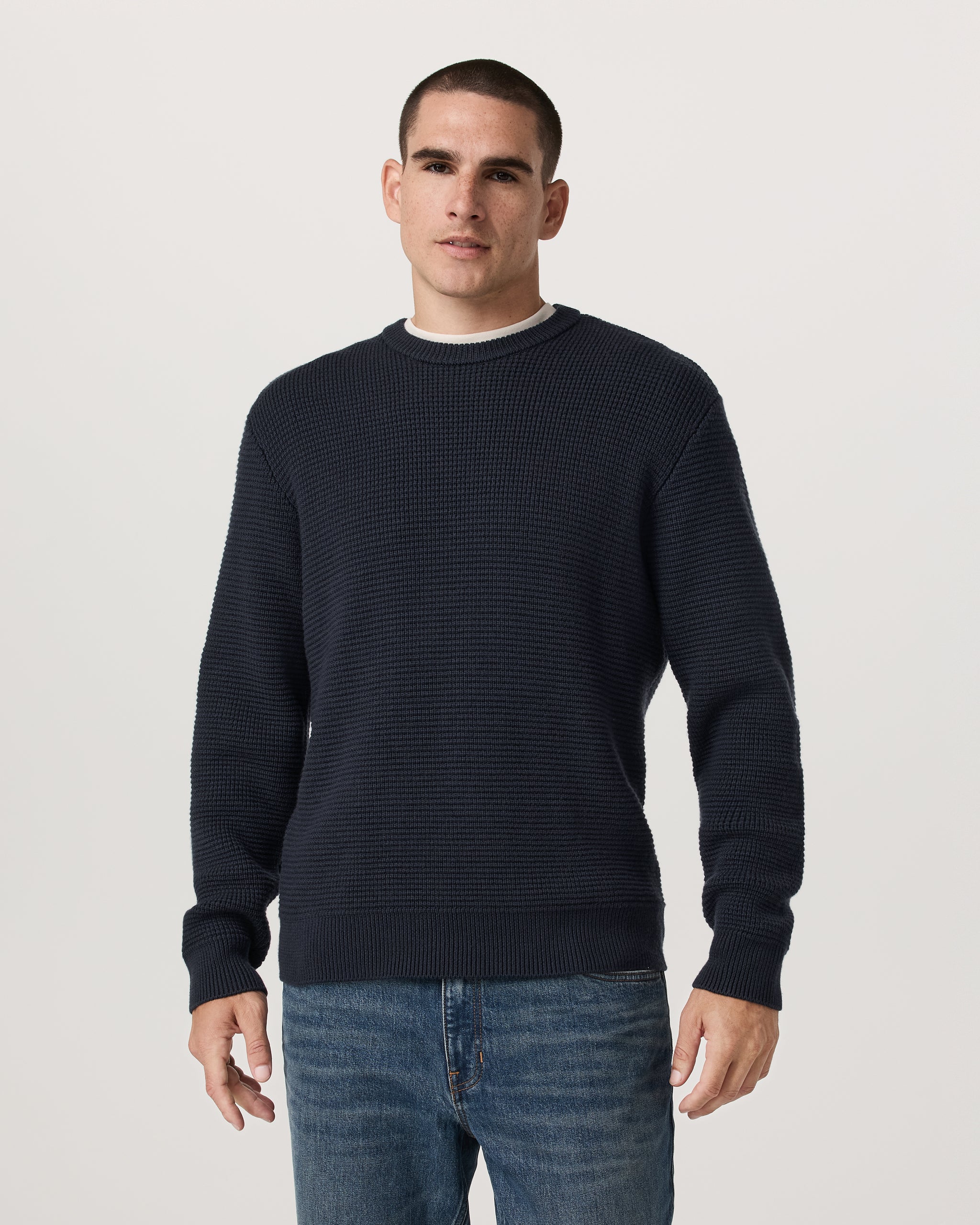 Denver Waffle Crew Sweater - Vuori Warehouse Sale​