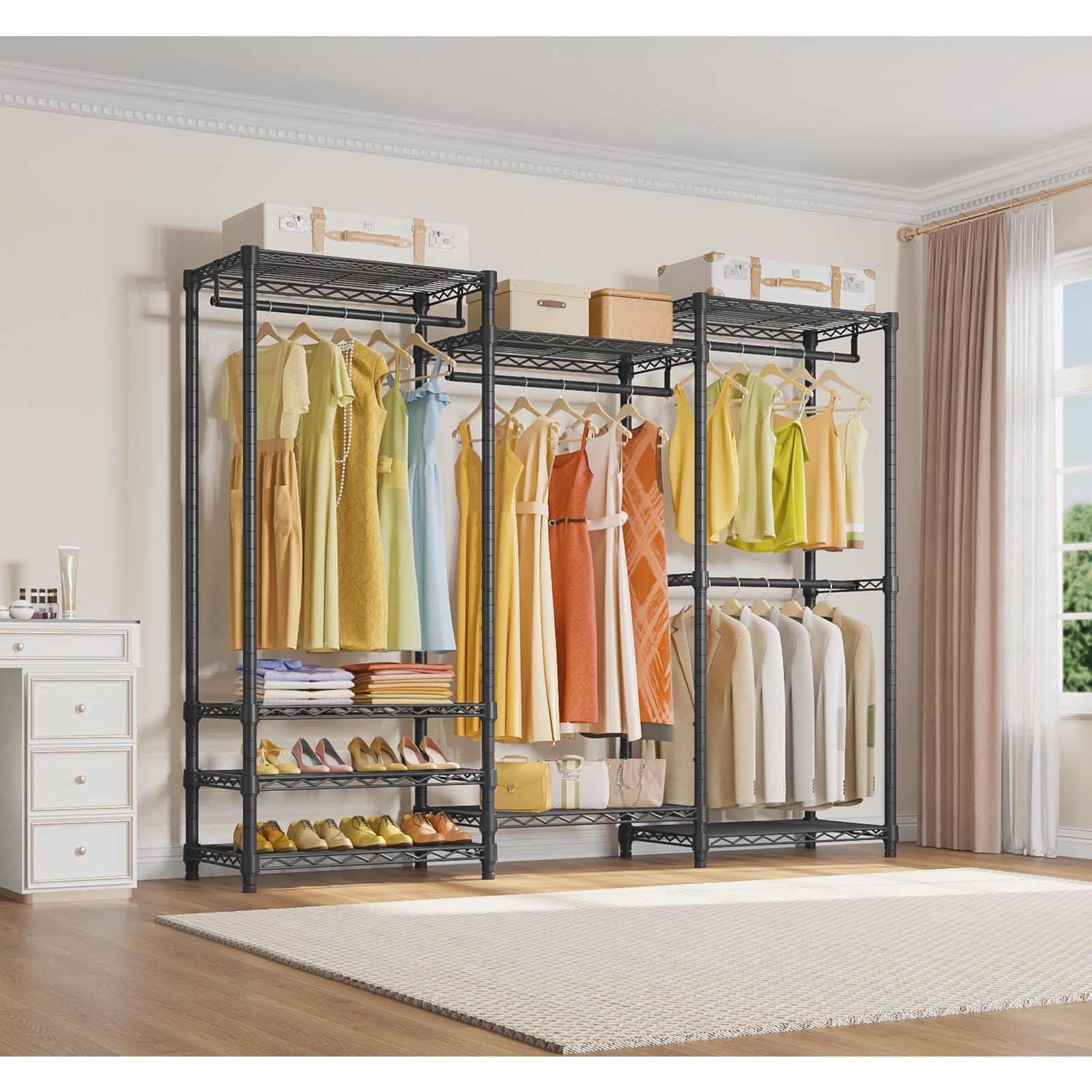 VIPEK V5 Heavy Duty Portable Clothes Rack - 890 lbs Capacity