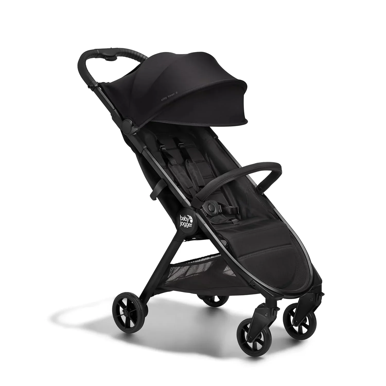 City Tour 2 Ultra-Compact Travel Stroller, Jet, Lightweight, Foldable, Ideal for Traveling