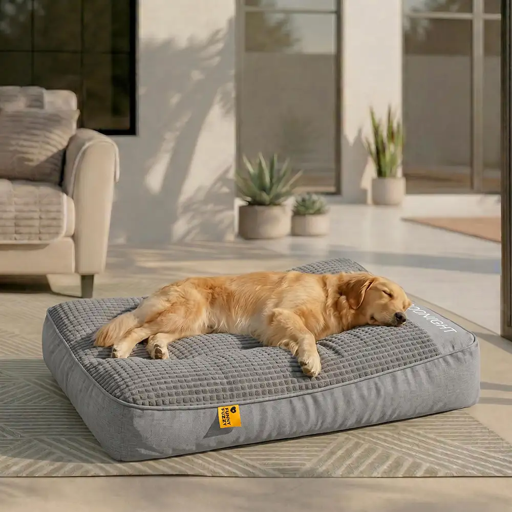 Large Outdoor Scratch-resistant Spine Protection Dog Cushion Bed