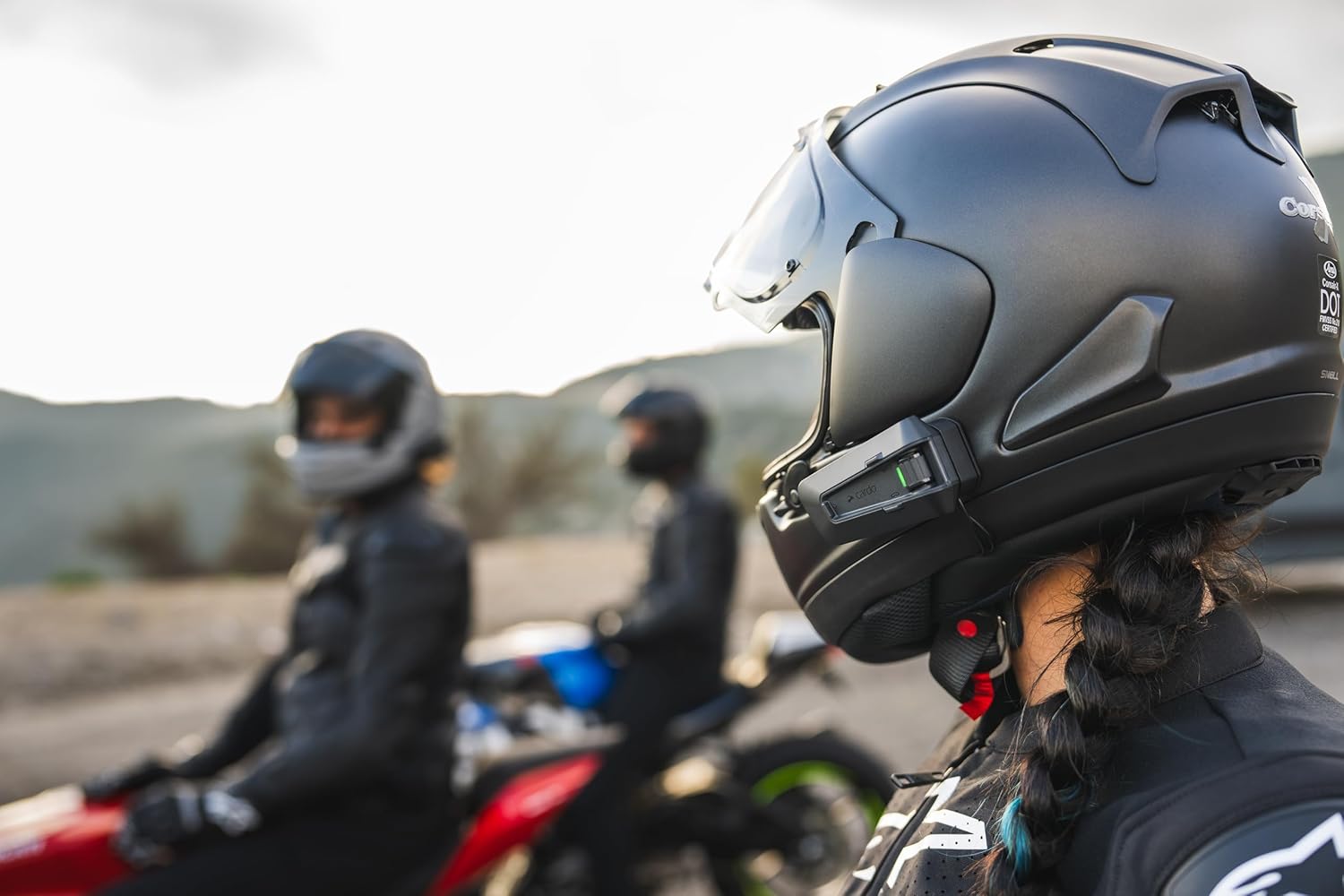 CARDO Packtalk Pro Motorcycle Intercom System with Crash Detection