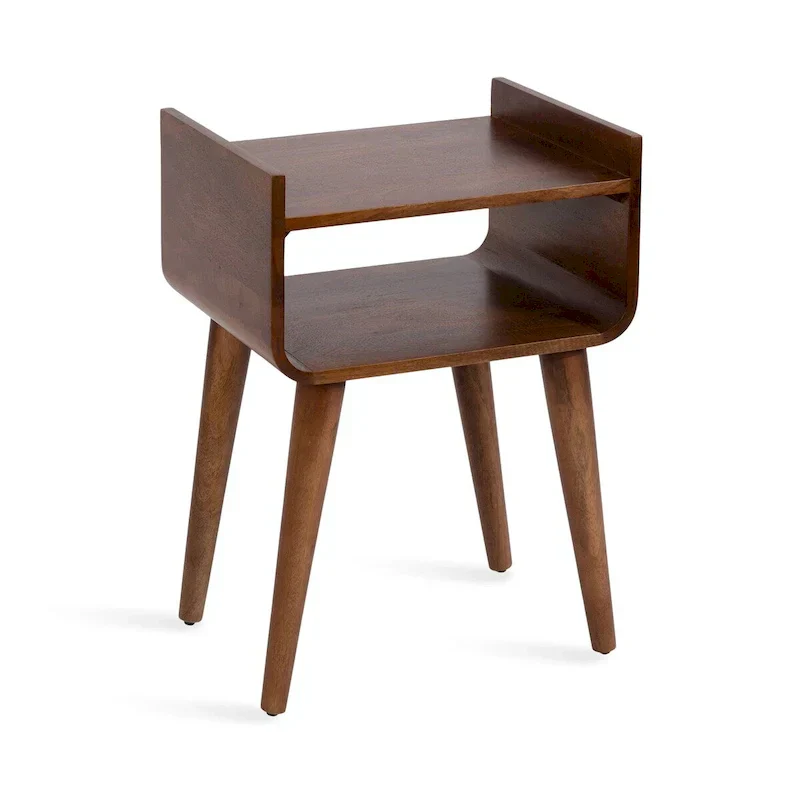 Kate and Laurel Quilby Wooden Side Table - 18 x 14 x 27 Inches