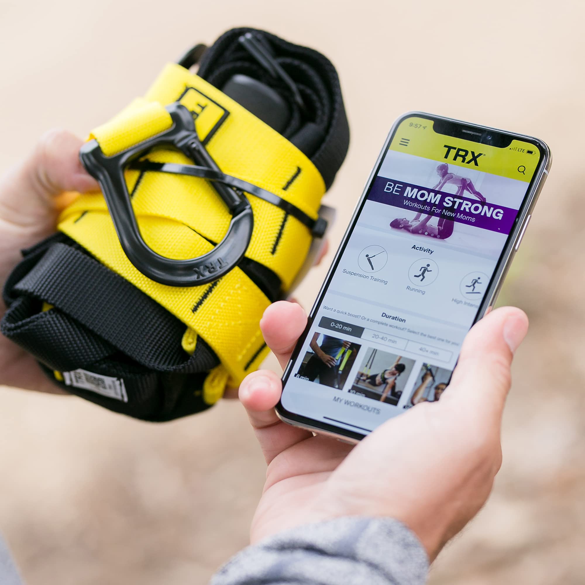 TRX GO Suspension Trainer - Portable Full Body Workout Equipment