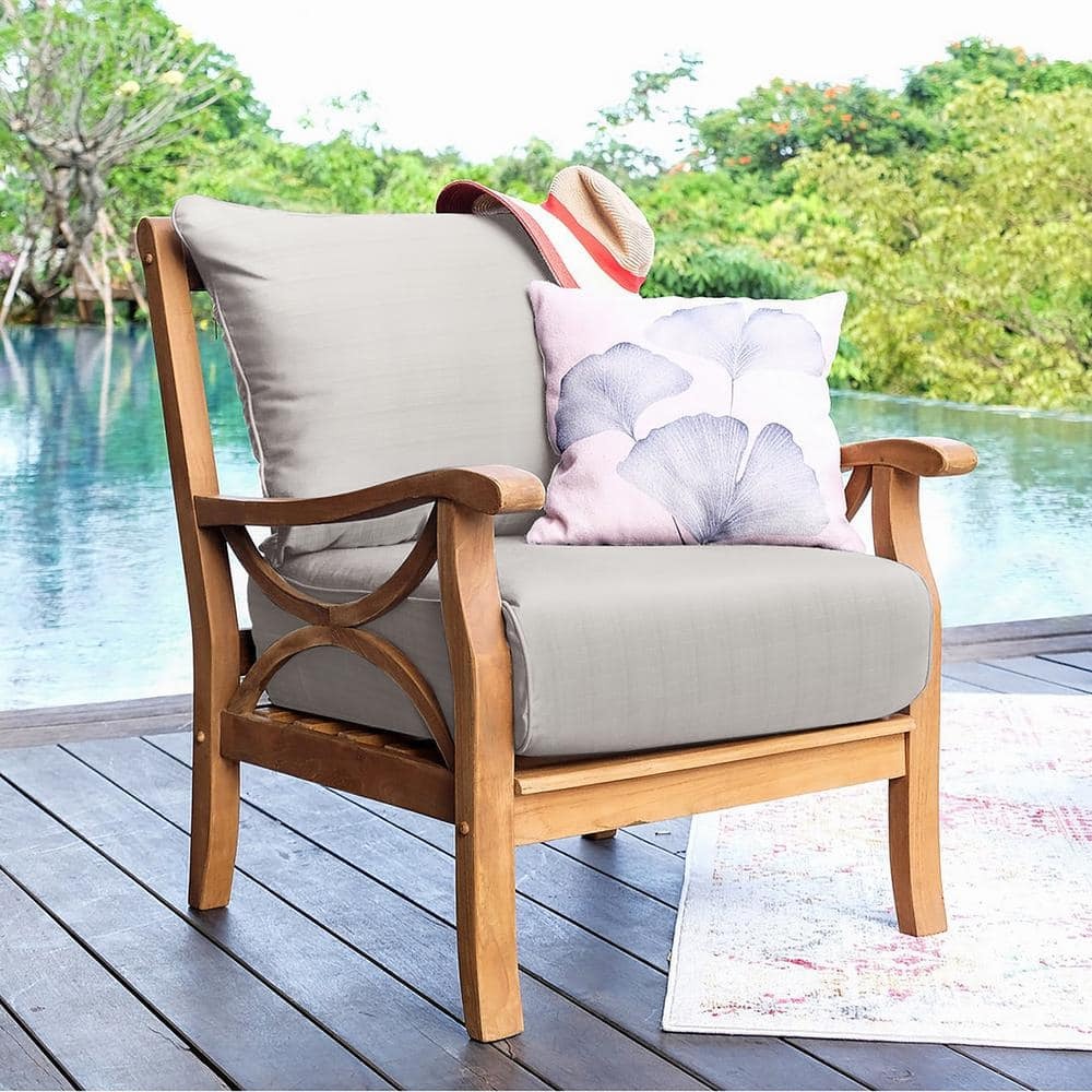 Cambridge Casual - Abbington Teak Wood Outdoor Lounge Chair