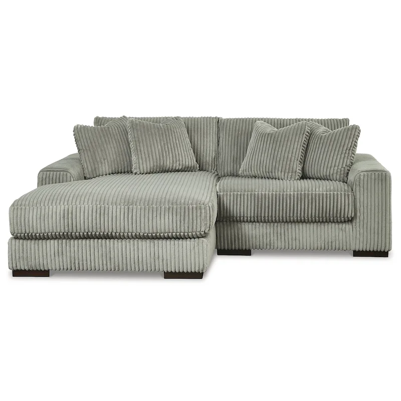 Signature Design by Ashley Lindyn 2-Piece Sectional Sofa with Chaise - Dimensions: 102W x 70D x 38H