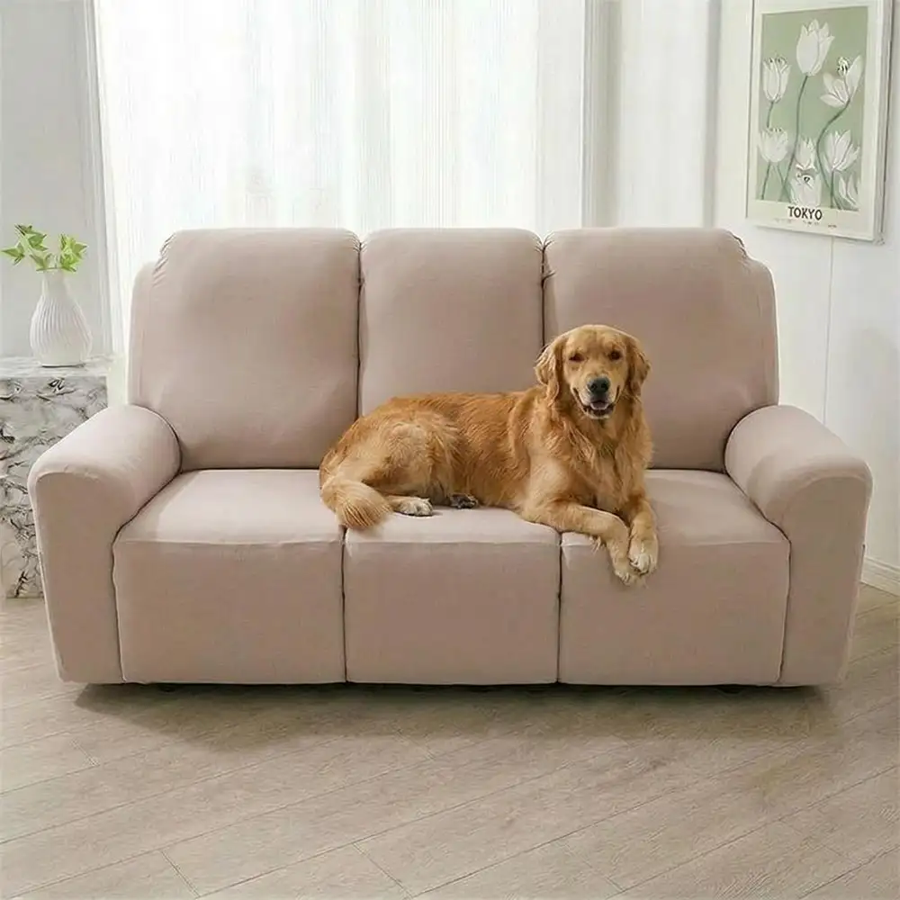 Water-Repellent Scratch-Resistant Elastic Full-Coverage Recliner Couch Cover