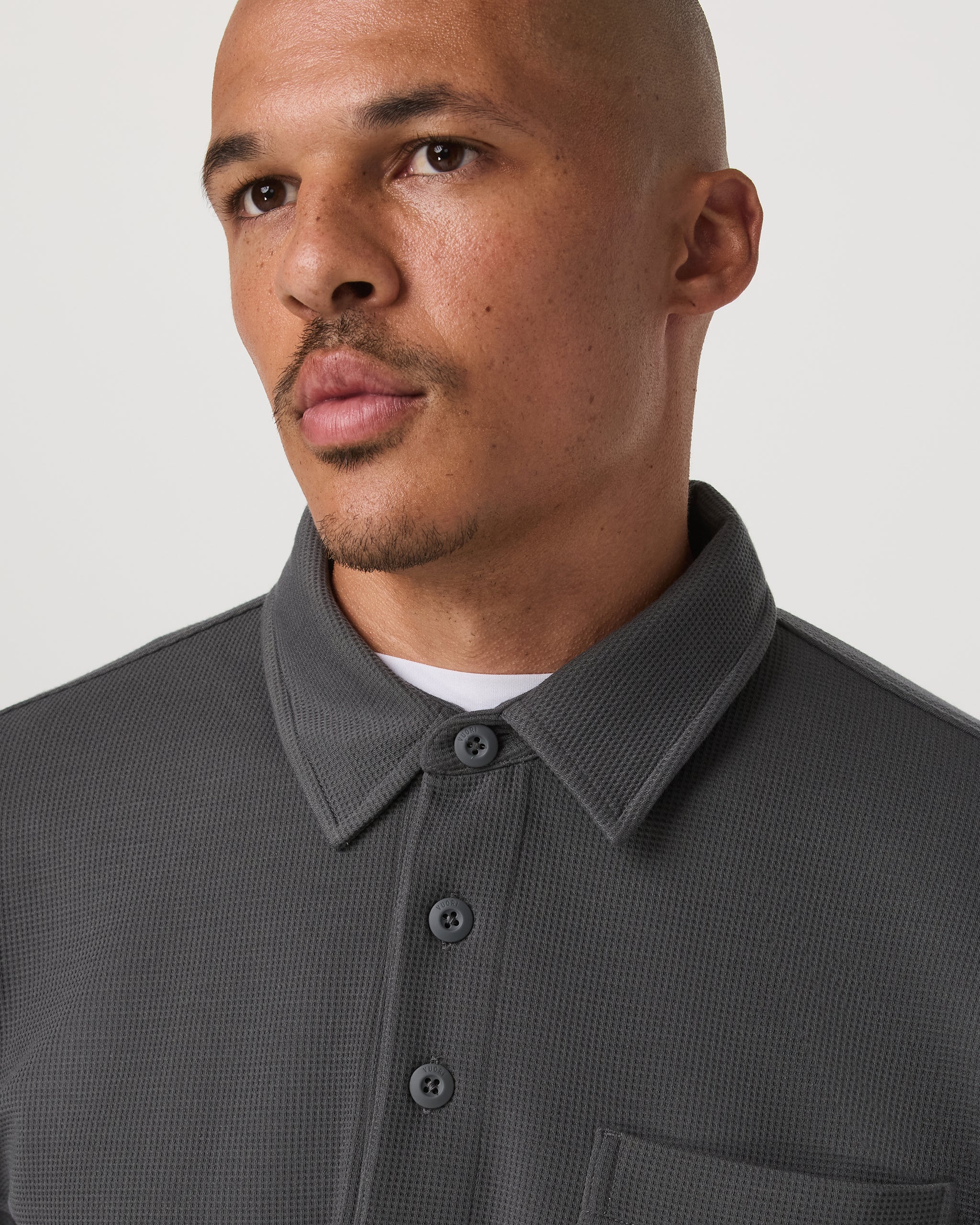 Long Sleeve Waffle Polo - Vuori Warehouse Sale​