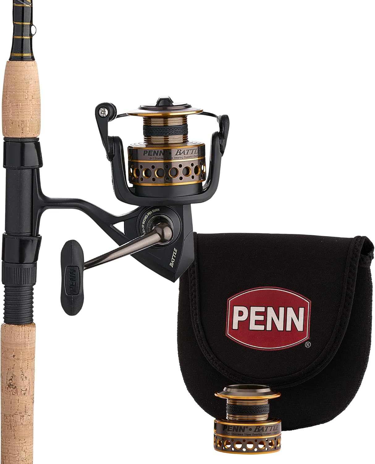 PENN Battle Spinning Reel and Fishing Rod Combo