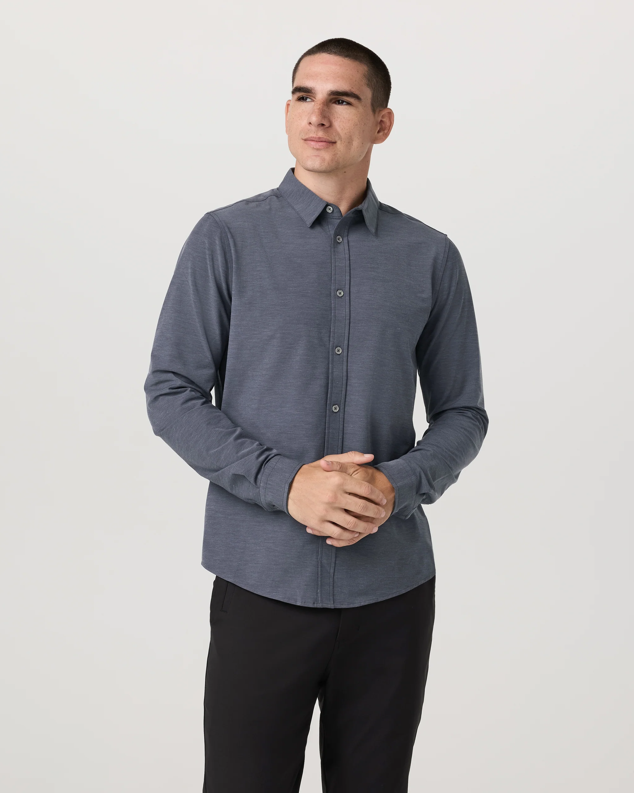 Long Sleeve Bridge Button Down - Vuori Warehouse Sale​