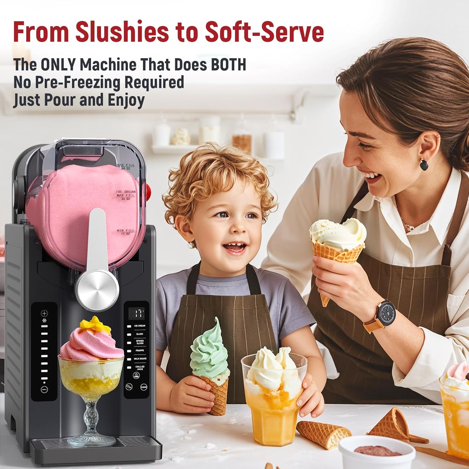 UJR Slushie Machine: All-In-One Maker for Home Use