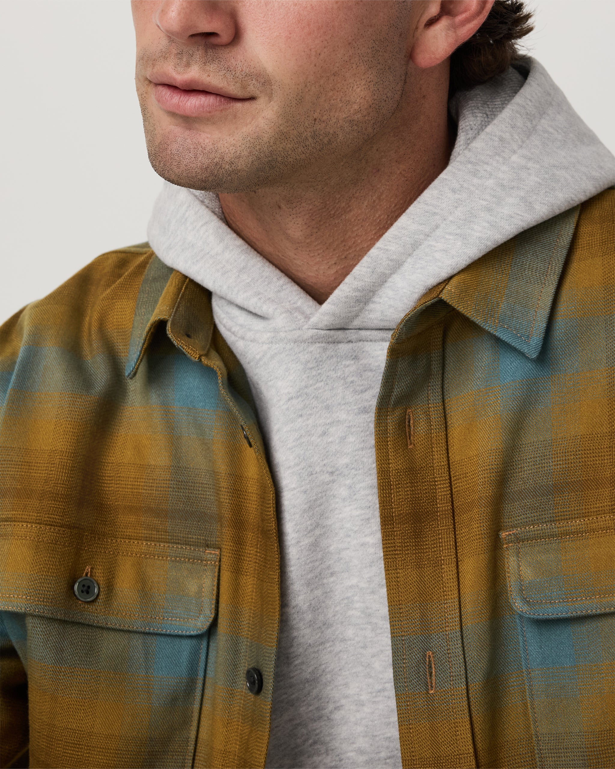 Long Sleeve Flannel Button Down Shirt - Vuori Warehouse Sale​