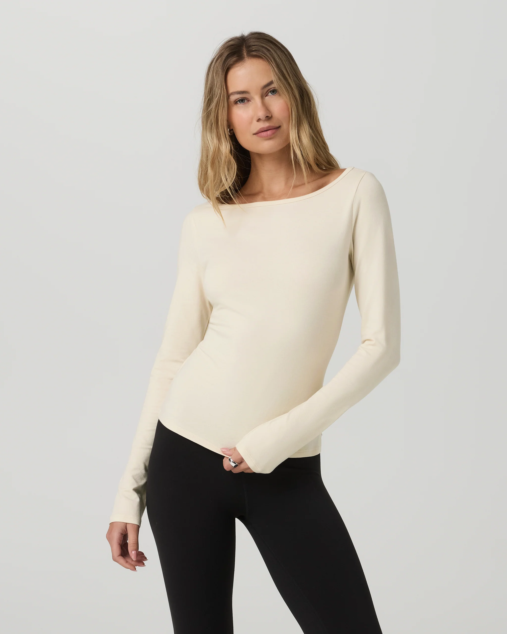 Long Sleeve Tuvalu Boat Neck - Vuori Warehouse Sale​