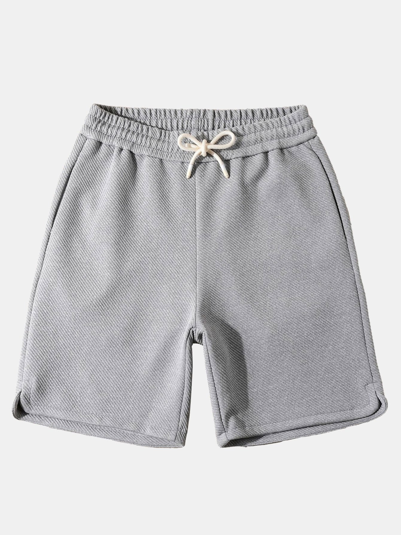 Heavy Weight Oversize T-Shirt & Loose Fit Drawstring Twill jacquard Shorts