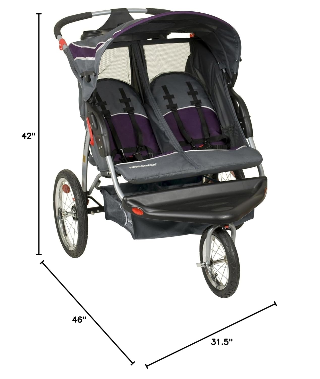 BABY TREND Expedition® Double Jogger - Elixer Model
