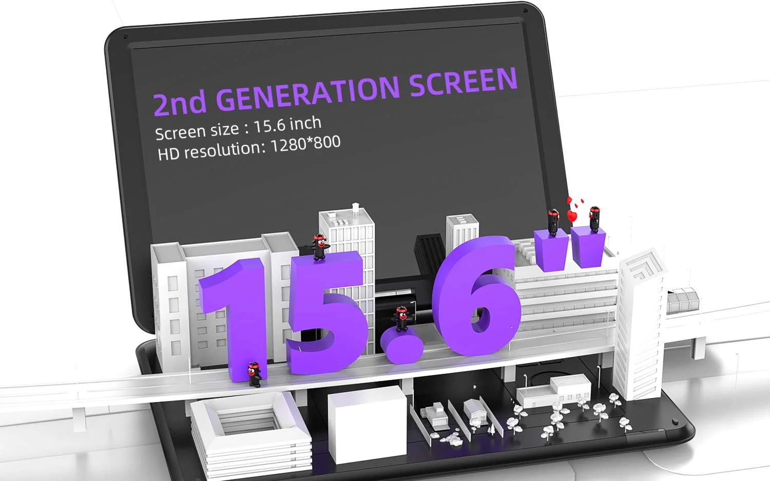 17.5 Portable DVD Player with 15.6 Large HD Screen