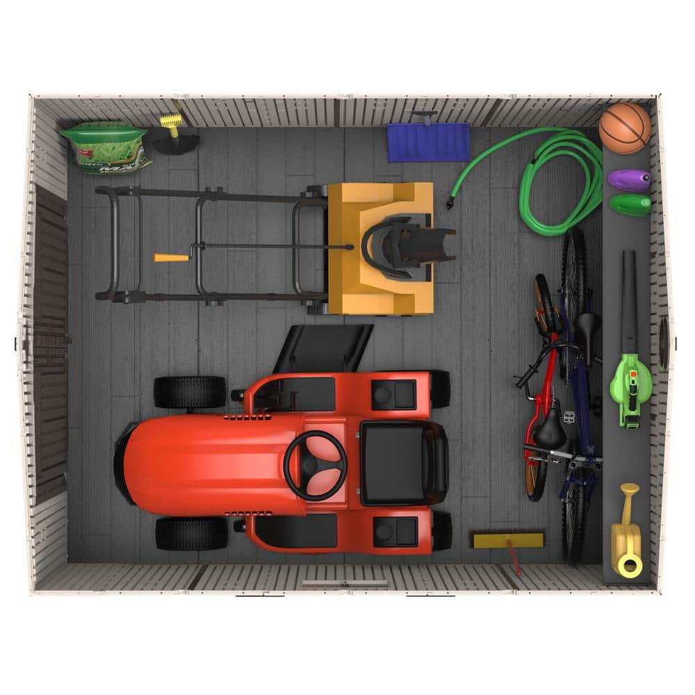 10 ft. x 8 ft. Resin Shed