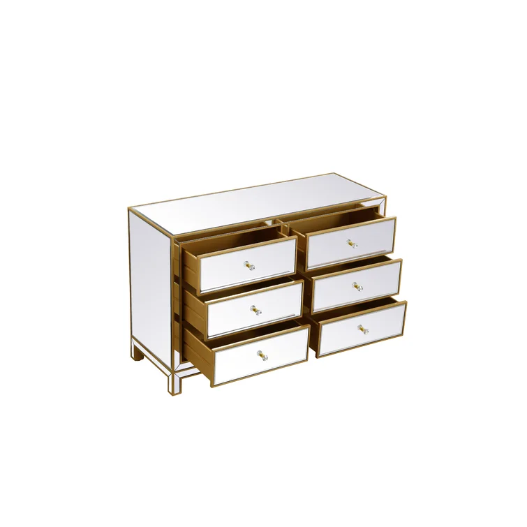 Fairgrove 6 Drawer 48'' W Double Dresser