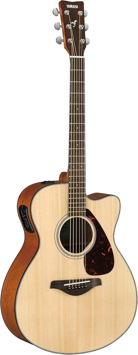 YAMAHA FS800 Small Body Solid Top Acoustic Guitar, Natural, Concert