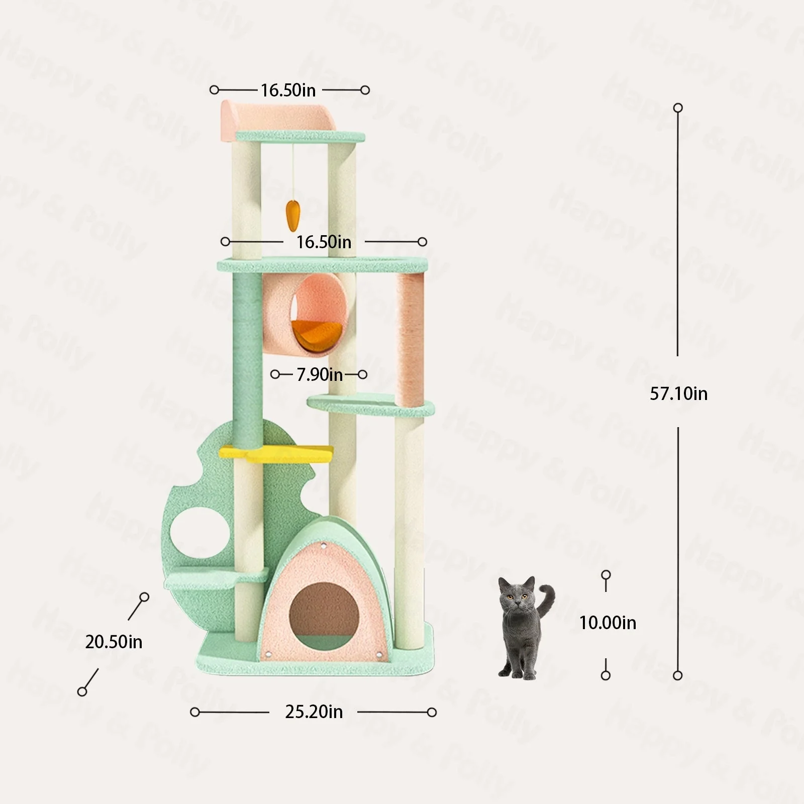 Upgraded Wonderland Cat Tree-XL