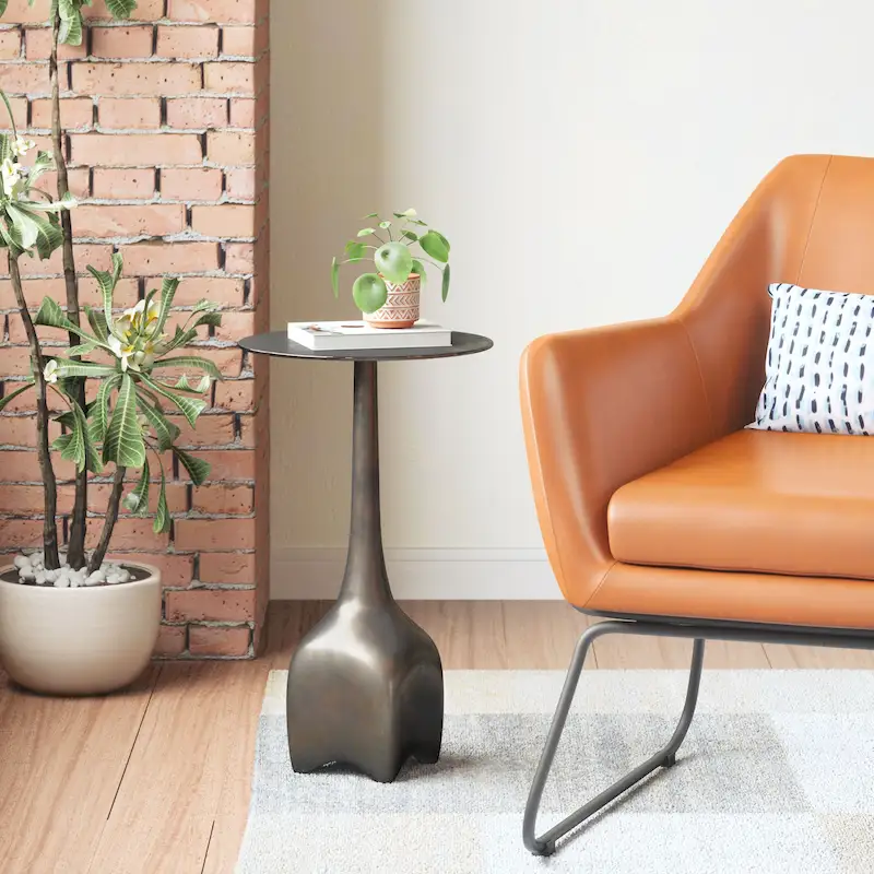 Charcoal Lexi Side Table
