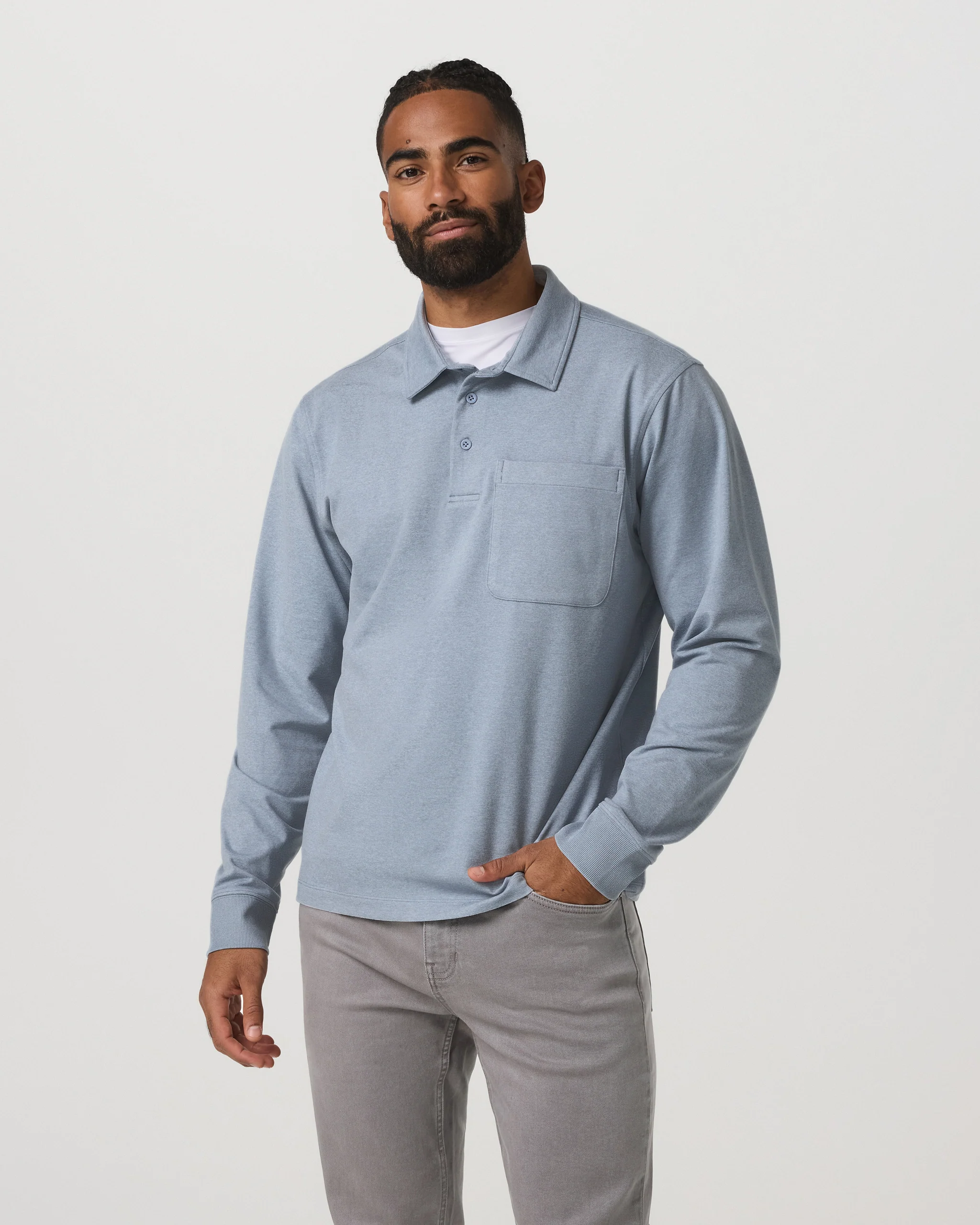 Long Sleeve Coronado Rugby - Vuori Warehouse Sale​