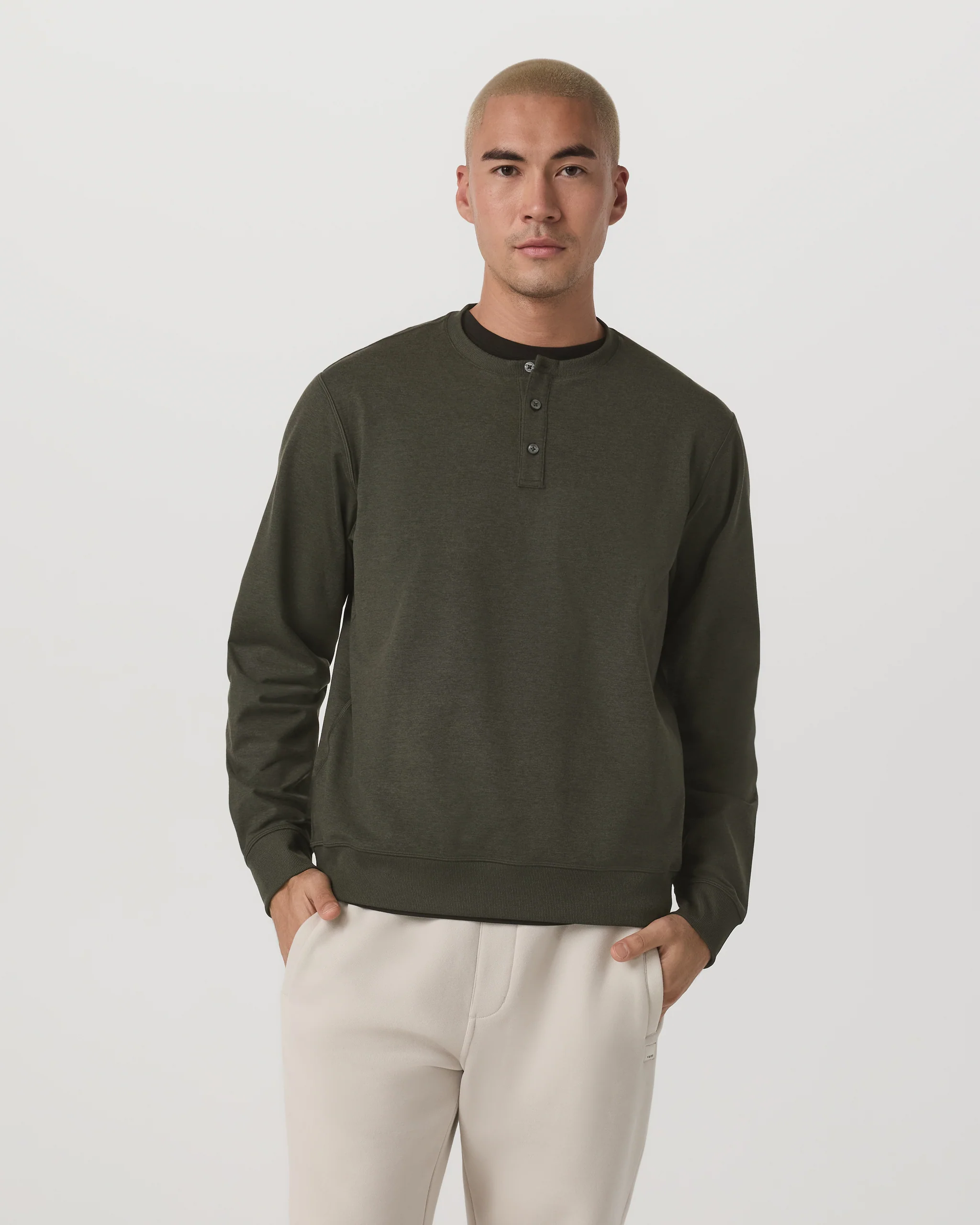 Long Sleeve Coronado Henley - Relaxed Fit - Vuori Warehouse Sale​