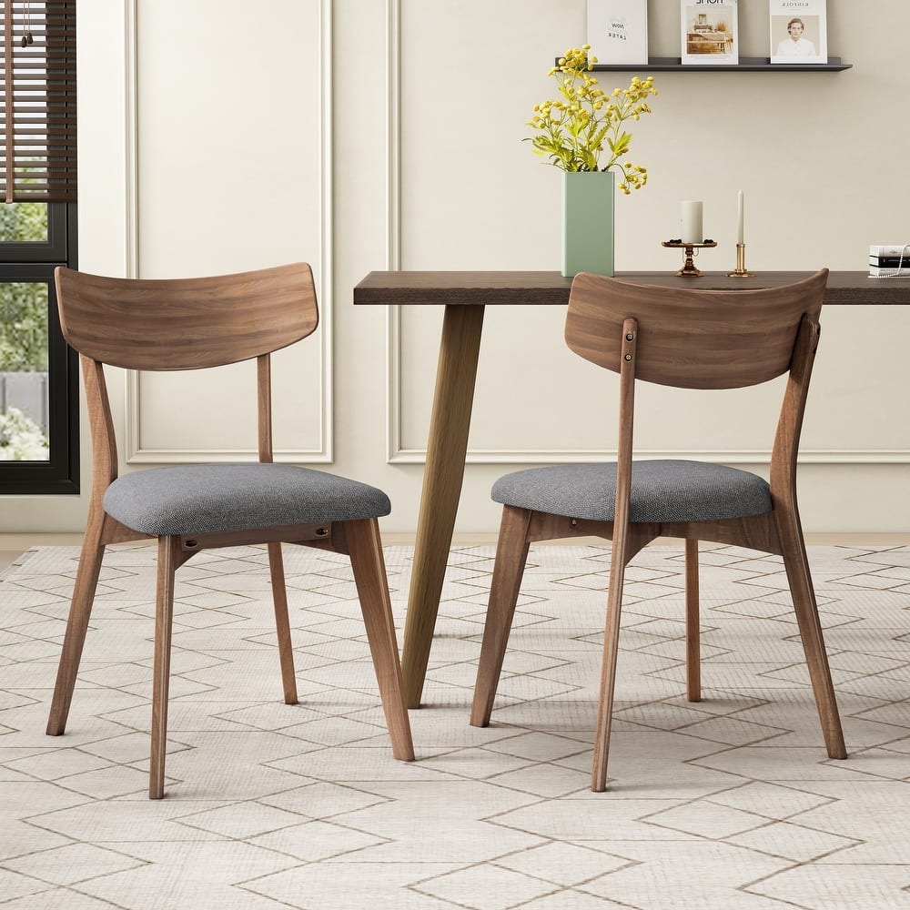 Christopher Knight Home Chazz Mid-Century Upholstered Dining Chairs (Set of 2)