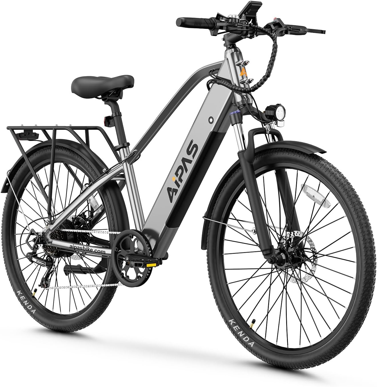 C2 Electric Bike Adults, 1100W Peak Motor & 48V 11AH Battery Adult Electric Bike, 26