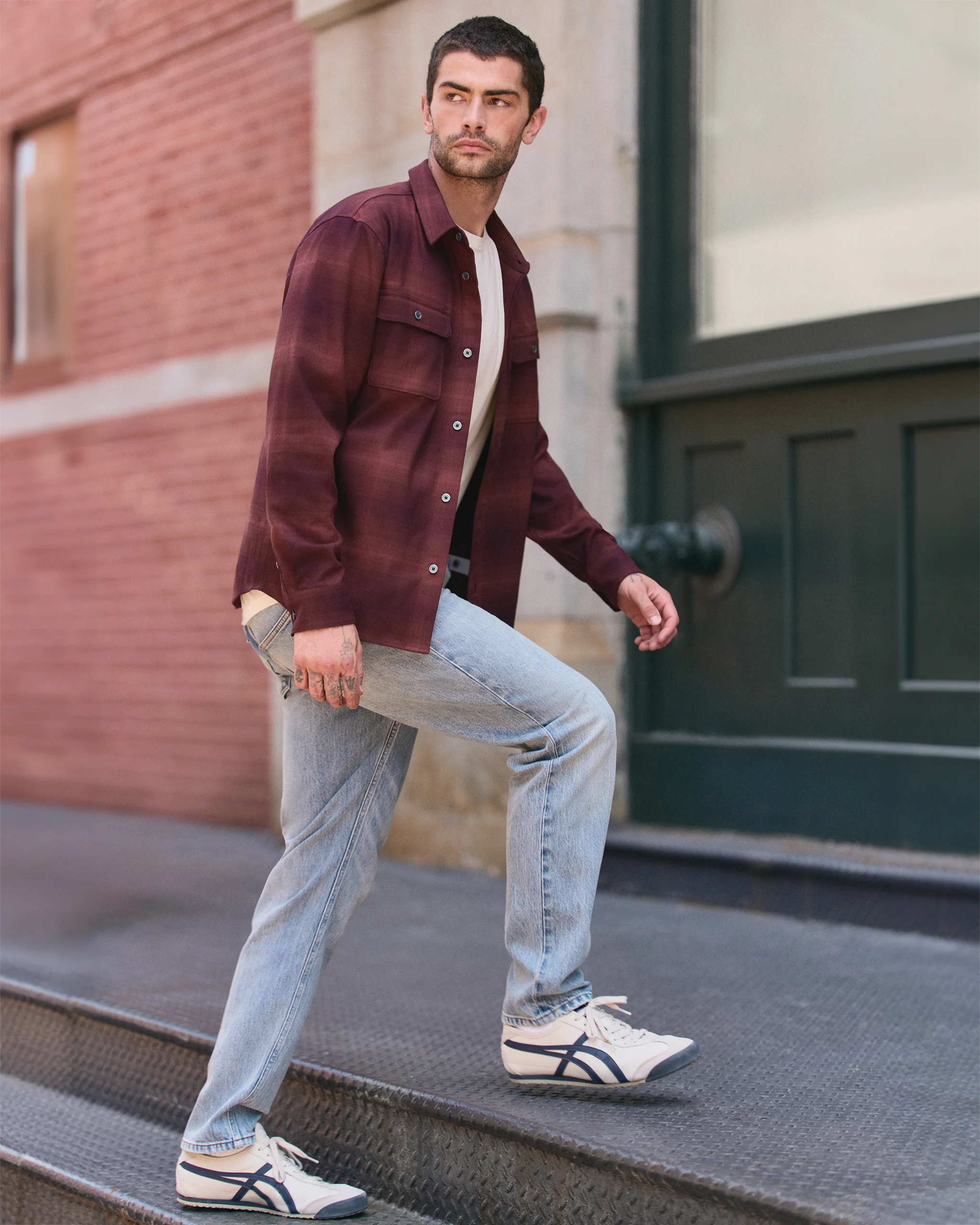 Long Sleeve Flannel Button Down Shirt - Vuori Warehouse Sale​